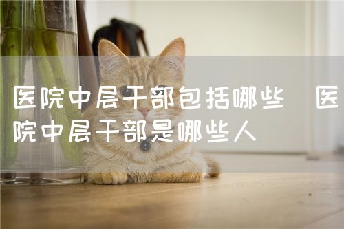 醫(yī)院中層干部包括哪些（醫(yī)院中層干部是哪些人）(圖1)