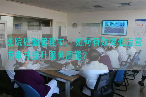 醫(yī)院后勤管理中，如何有效降低運營成本并提升服務(wù)質(zhì)量？(圖1)
