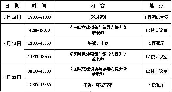 教學安排