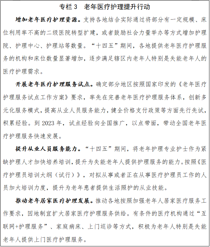 “十四五”時期，護理事業如何發展？《全國護理事業發展規劃（2021—2025年）》發布！(圖5)